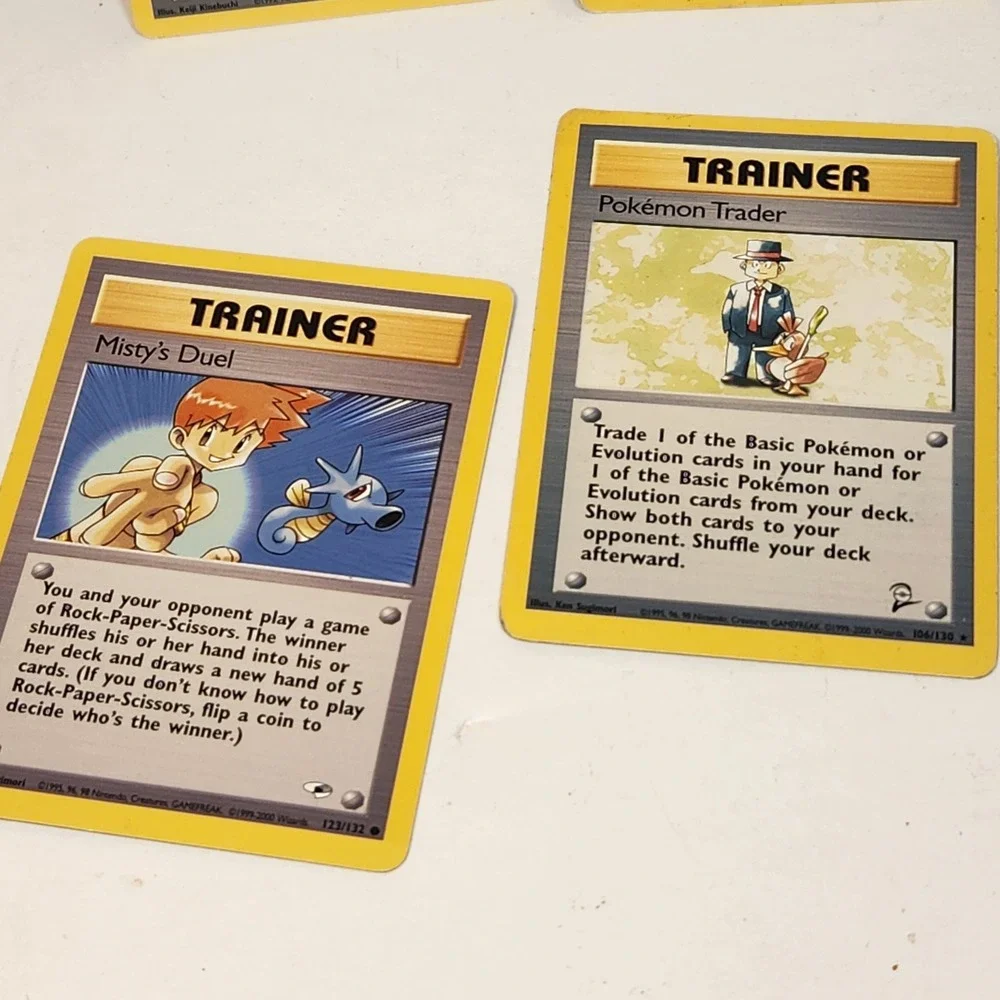 Vintage Pokemon TCG Trainer Card Lot 8pc WOTC Base Jungle Fossil Gym Heroes